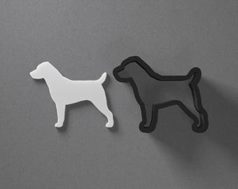 Jack Russell Terrier Dog Polymer Clay Earring & Cookie Cutter, Pottery Tool