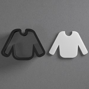 Winter Sweater Polymer Clay Cutter With Sharp Tapered Edge, Earring And Jewelry Tool For Mini Studs Or Pendant Set, Cookie Cutter