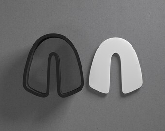 Whimsical Irregular Arch Polymer Clay Earring & Cookie Cutter, Pottery Tool