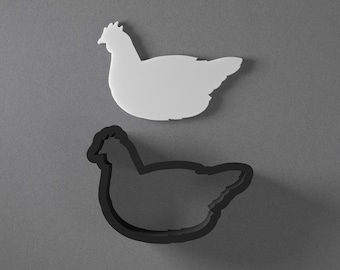 Chicken Shape Polymer Clay Earring & Cookie Cutter, Pottery Tool