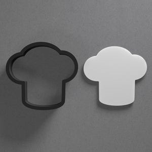 Chef's Hat Polymer Clay Earring & Cookie Cutter, Pottery Tool