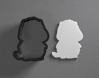 Cartoon Groundhog Polymer Clay Earring & Cookie Cutter, Pottery Tool