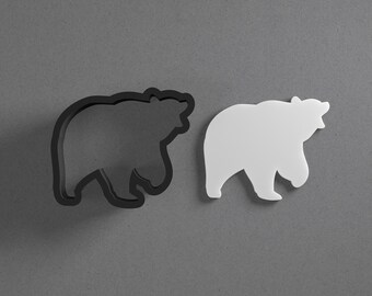 Roaring Bear polymeerklei oorbel en koekjesvorm, pottenbakkerstool