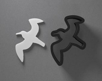 Flying Albatross Bird Polymer Clay Earring & Cookie Cutter, Pottery Tool