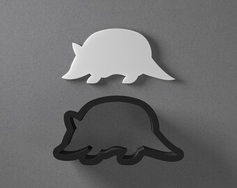 Armadillo Polymer Clay Earring & Cookie Cutter, Pottery Tool