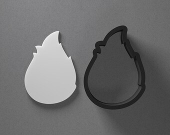 Feuer Flamme Polymer Clay Ohrring & Ausstechform, Keramik-Werkzeug