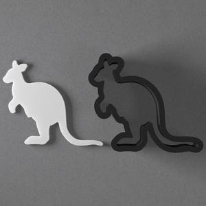 Kangaroo Polymer Clay Earring & Cookie Cutter, Pottery Tool