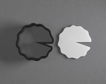 Lily Pad Flower Leaf Polymer Clay Earring & Cookie Cutter, Pottery Tool