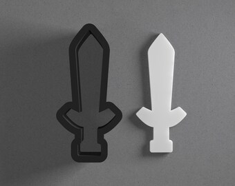 Sword Polymer Clay Earring & Cookie Cutter, Pottery Tool