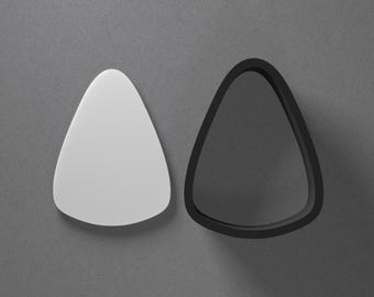 Candy Corn Halloween Polymer Clay Earring & Cookie Cutter, Pottery Tool