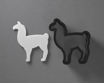 Lama Tier Ohrring aus Polymer Clay & Ausstechform, Keramik-Werkzeug