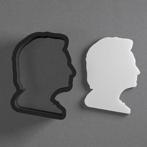 Hillary Clinton Polymer Clay Earring & Cookie Cutter, Pottery Tool