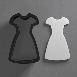 Boucle d'oreille et emporte-pièce en pâte polymère Simple Dress, outil de poterie