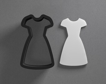 Einfaches Kleid Polymer Clay Ohrring & Ausstechform, Keramik Werkzeug