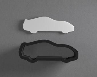 Sports Car Polymer Clay Earring & Cookie Cutter, Pottery Tool