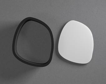 Organic Pebble Polymer Clay Earring & Cookie Cutter, Pottery Tool