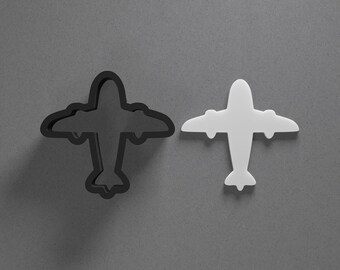 Airplane Plane Polymer Clay Earring & Cookie Cutter, Pottery Tool