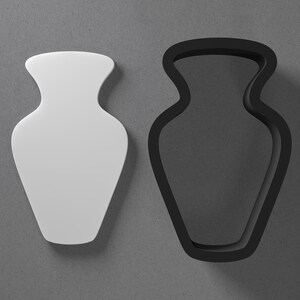 Vase Polymer Clay Cutter With Sharp Tapered Edge, Earring And Jewelry Tool For Mini Studs Or Pendant Set, Cookie Cutter