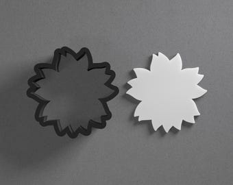 Sunflower Sun Flower Polymer Clay Earring & Cookie Cutter, Pottery Tool