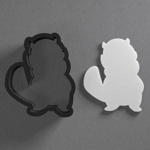 Stylized Cartoon Beaver Polymer Clay Earring & Cookie Cutter, Pottery Tool