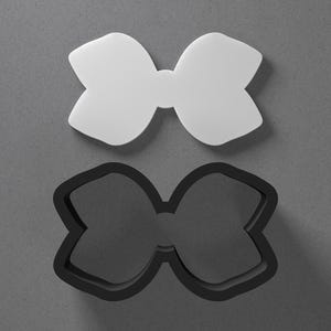 Hair Bow Polymer Clay Cutter With Sharp Tapered Edge, Earring And Jewelry Tool For Mini Studs Or Pendant Set, Cookie Cutter