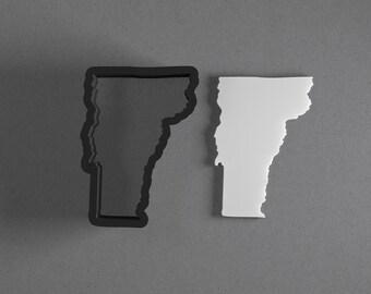 Vermont State Shape USA Polymer Clay Earring & Cookie Cutter, Pottery Tool
