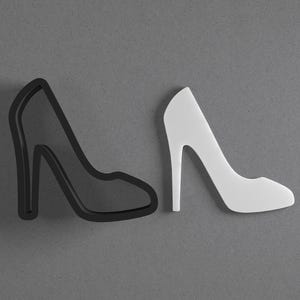 High Heel Shoe Stiletto Polymer Clay Earring & Cookie Cutter, Pottery Tool