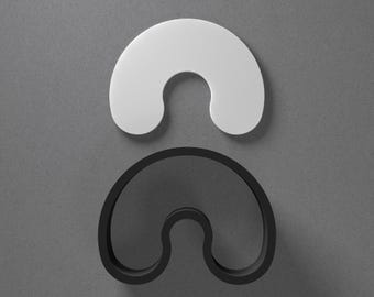 Rounded Arch Or Rainbow Polymer Clay Earring & Cookie Cutter, Pottery Tool