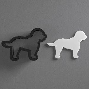 Cockapoo Dog Breed Polymer Clay Earring & Cookie Cutter, Pottery Tool