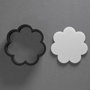 Boucle d'oreille florale en pâte polymère à sept pétales et emporte-pièce, outil de poterie