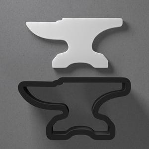 Anvil Blacksmith Polymer Clay Earring & Cookie Cutter, Pottery Tool