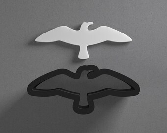 Flying Bird Polymer Clay Earring & Cookie Cutter, Pottery Tool