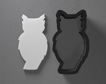 Owl Bird Polymer Clay Earring & Cookie Cutter, Pottery Tool