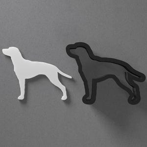 Dalmatisch hondenras polymeerklei oorbel en koekjesvorm, pottenbakkerstool