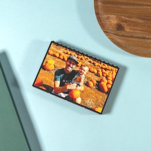 Landscape Photo Block made from, LEGO® Bricks, Personalised, BLACK, Building Block, Puzzle, Gift, Him, Birthday, Anniversary, Mothers Day