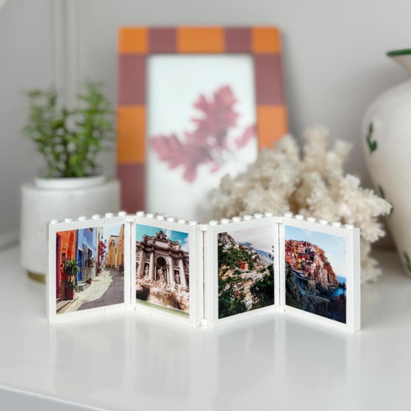 Personalized LEGO® Brick Mini Photo Album, Travel Keepsake Gift - Etsy