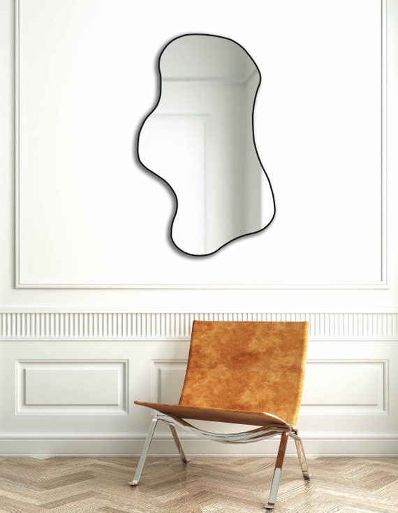 Asymmetrical Mirror Unique Home Decor Irregular Mirror Aesthetic Mirror  Wall Decor Luxury Mirror 