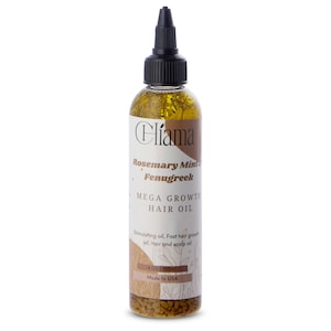 Rosemary Mint Fenugreek Hair Oil: Mega Growth, Ayurvedic Herbs