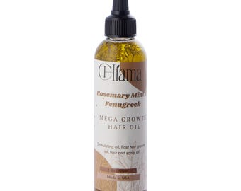 Rosemary Mint Fenugreek Hair Oil: Mega Growth, Ayurvedic Herbs