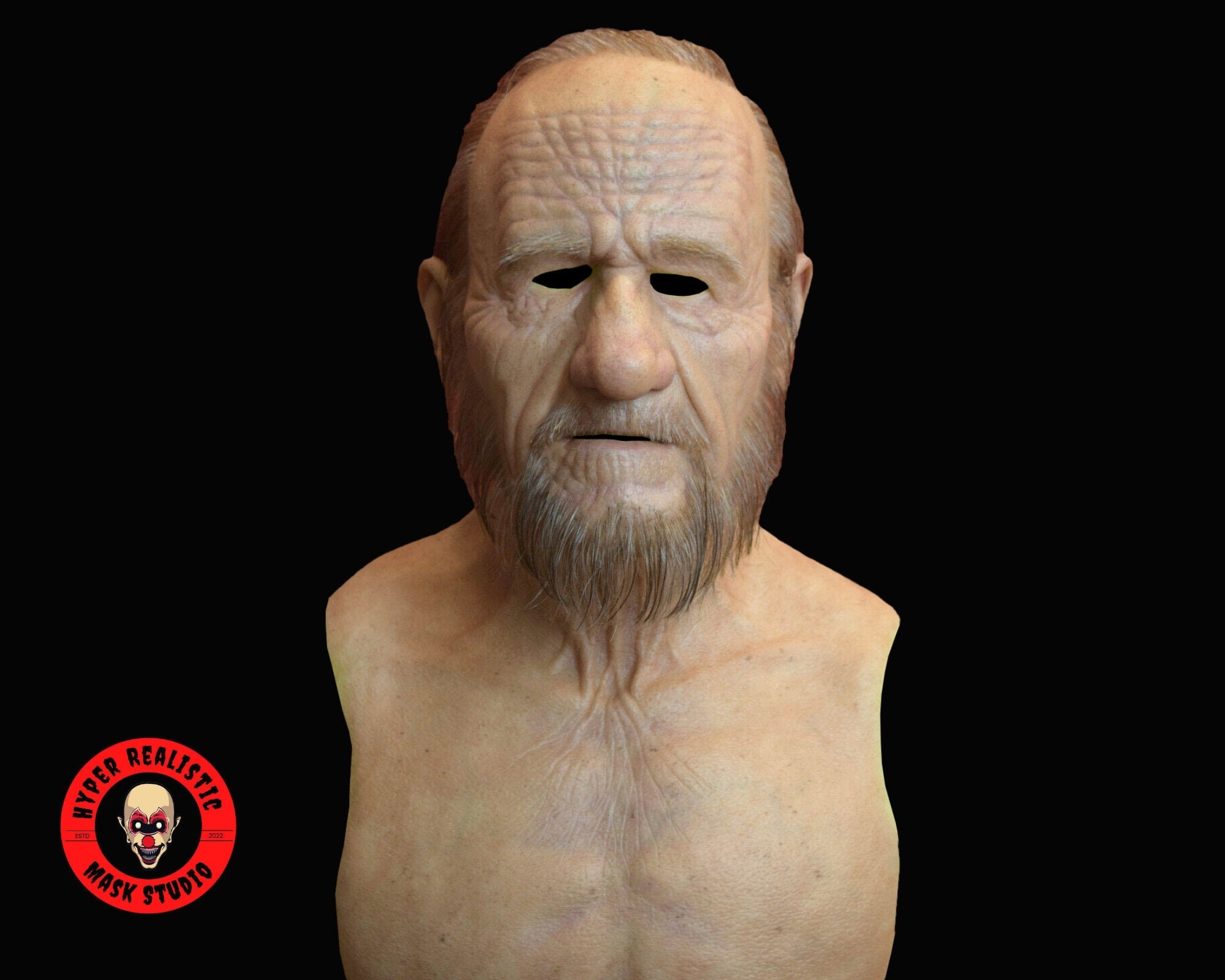 OLD MAN MASK Roleplay Fake Face Mask Realistic Silicone Etsy Hong Kong