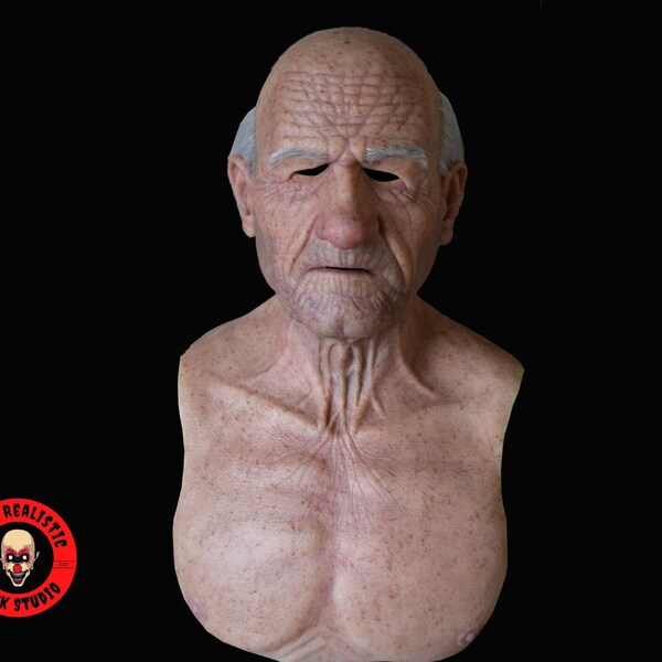 Old Man Disguise Mask Etsy