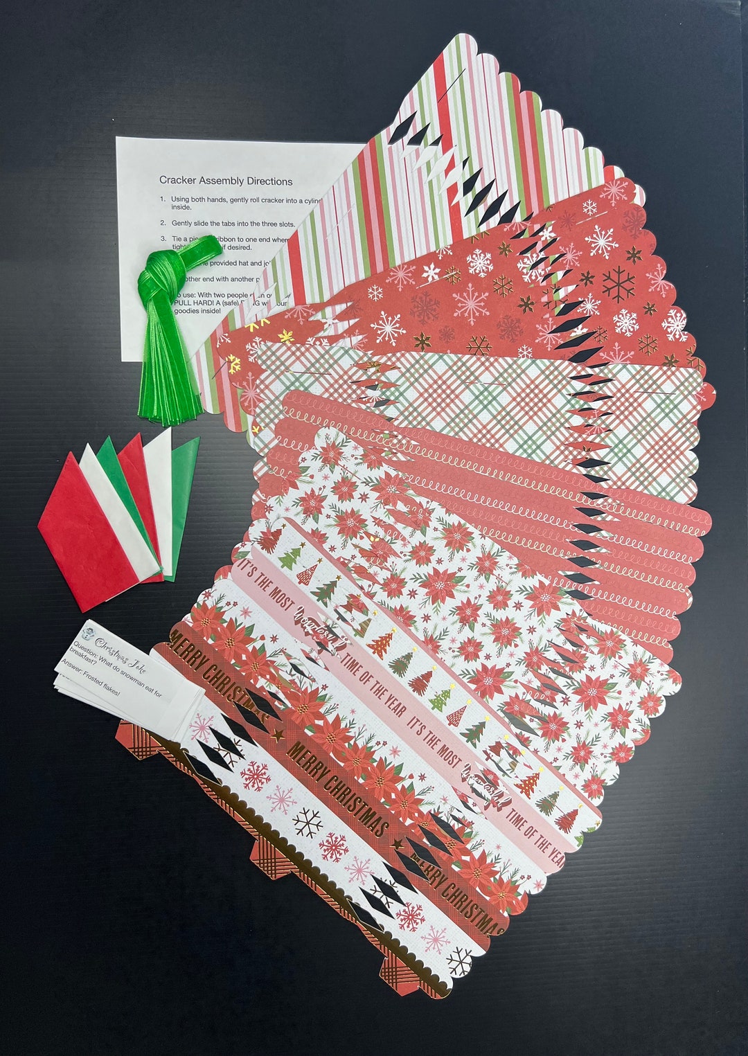 Christmas Cracker Kit of 6 Etsy