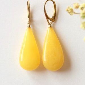 Unique royal yellow amber earrings natural untreated amber jewelry unique shape amber earrings amber gold jewelry Baltic amber earrings