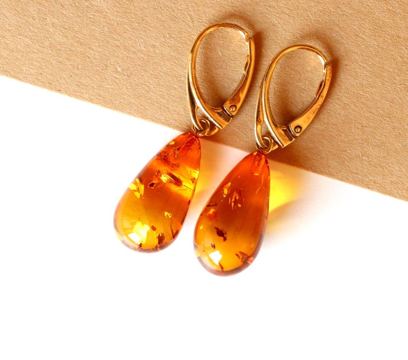 Amber Earrings