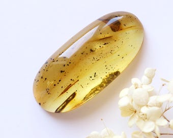 Untreated large natural Baltic amber stone, lemon transparent Baltic amber mineral stone, resin stone for home decor, gemstone souvenir gift