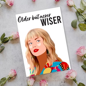 Taylor Swift Geburtstagskarte | Anti-Held | Sad Time Card Co | Pop Karte