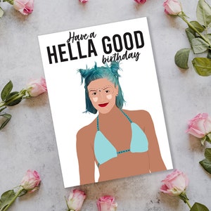 Tarjeta de cumpleaños sin duda / Hella Good / Sad Time Card Co / Pop Punk Band Card