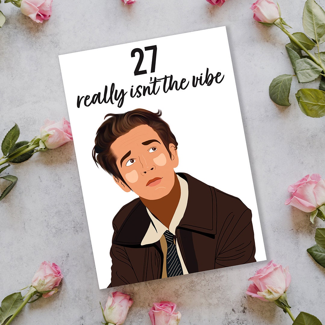 Matty Healy Birthday Card | Give Yourself a Try | Sad Time Card Co