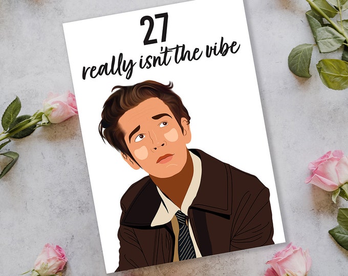 Matty Healy Birthday Card Give Yourself a Try Sad Time Card Co the 1975