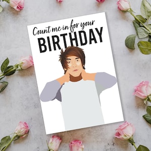 All Time Low-verjaardagskaart | Beste Maria, ik doe mee | Sad Time Card Co | Kaart poppunkband